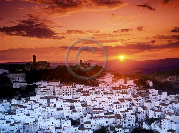 casares sunset spain